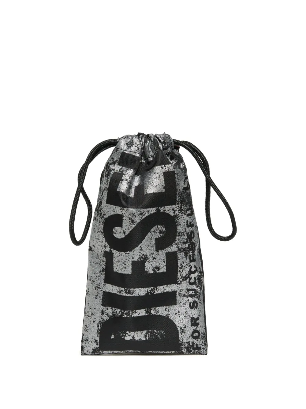 Diesel Kids Borsa a spalla Wixy con coulisse - Nero