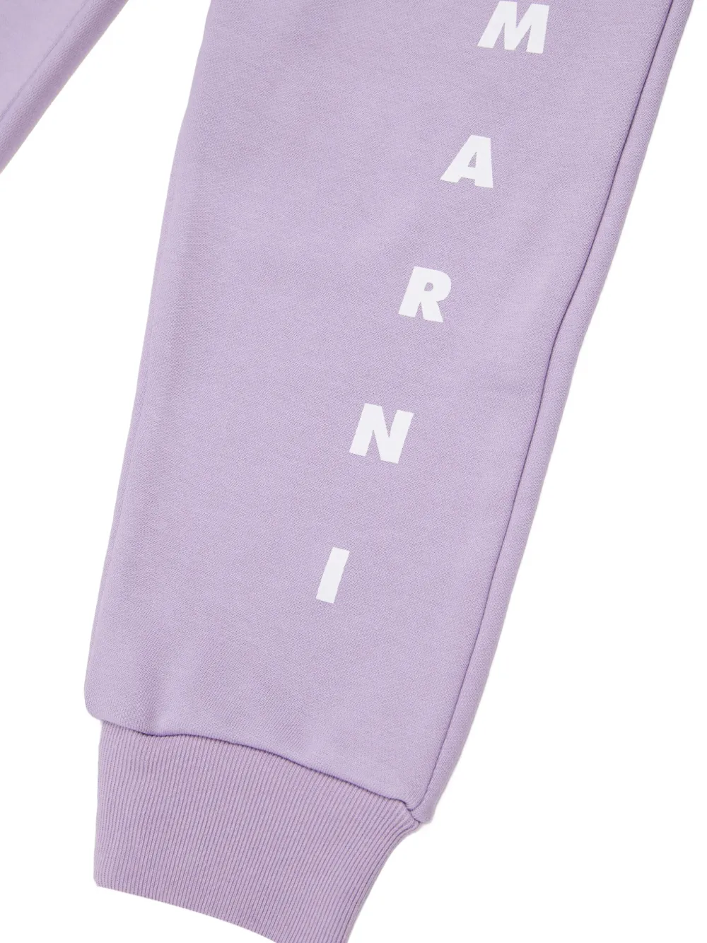 Marni Kids Trainingsbroek met geborduurd logo Paars
