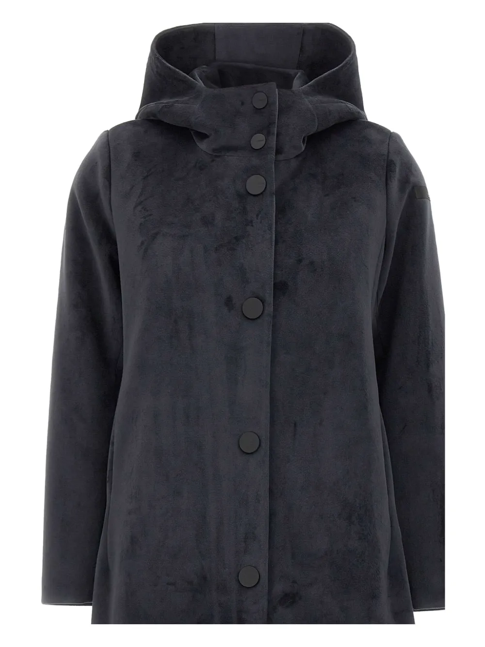 RRD abrigo con capucha y botones | negro | Image 1