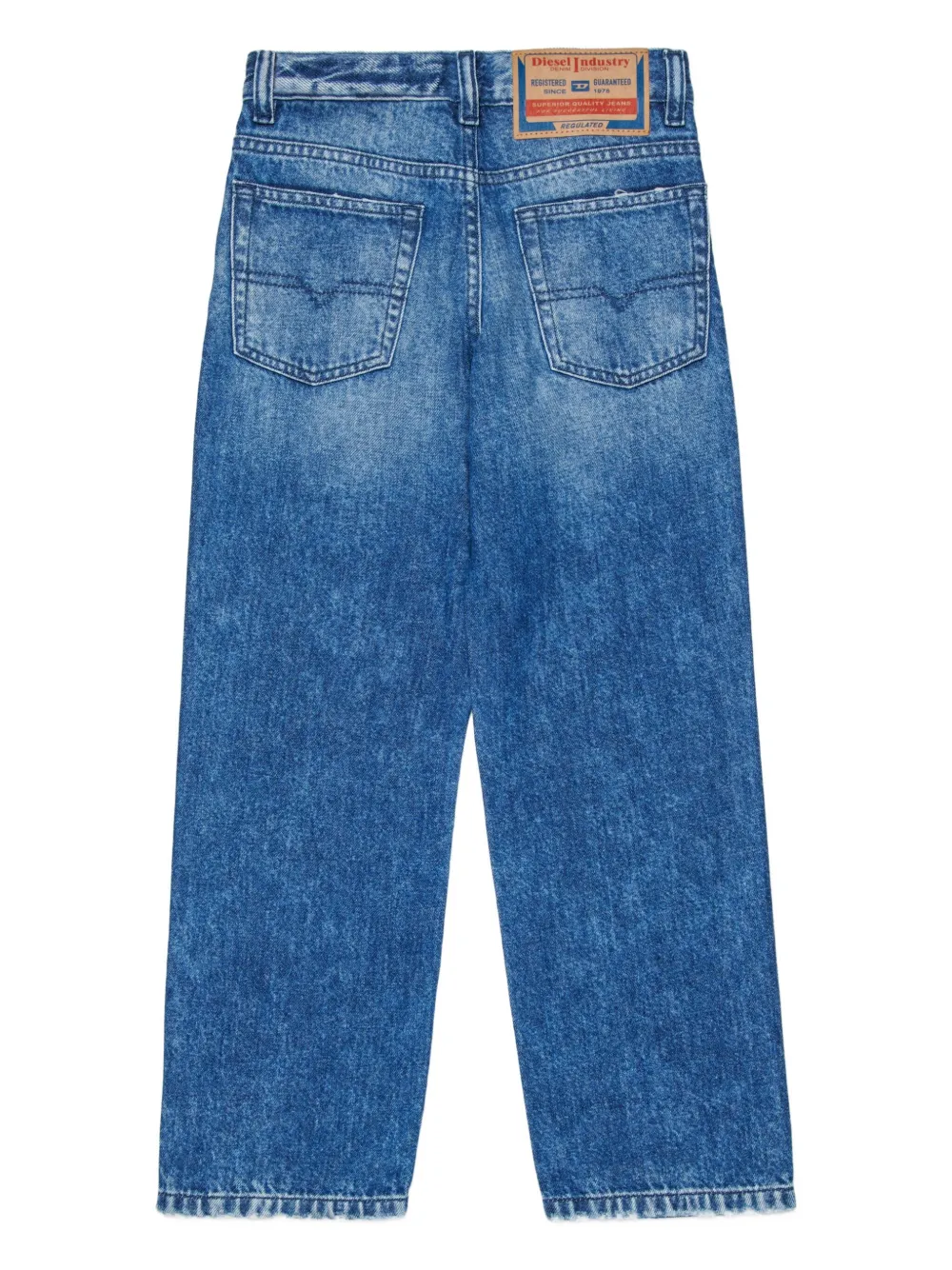 Diesel Kids D-MAKI-J jeans met vlakken Blauw