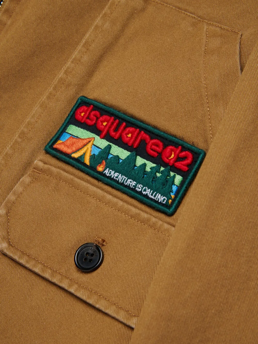 Patch-Pocket Cotton Blazer