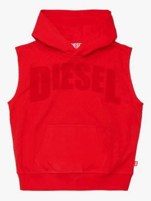 Diesel Kids Smesh Over pocket hooded vest