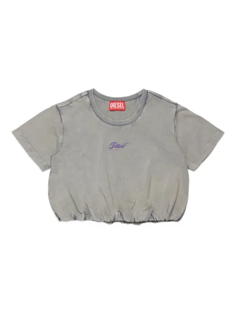 Diesel Kids Tfenerdi embroidered-detail T-shirt