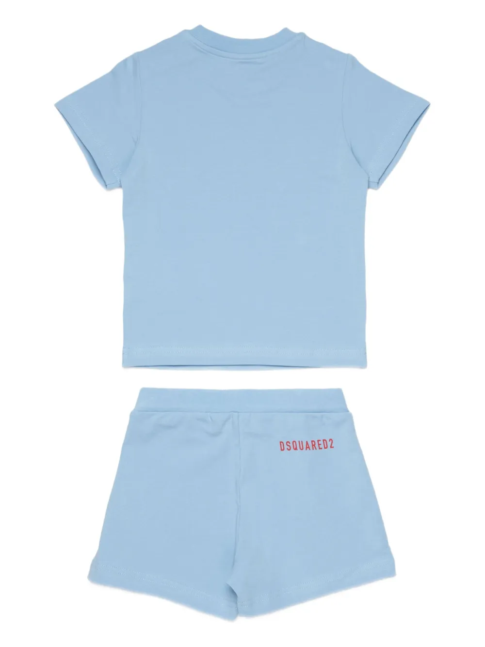 DSQUARED2 KIDS logo-print cotton shorts set | Short Sets | Image 2