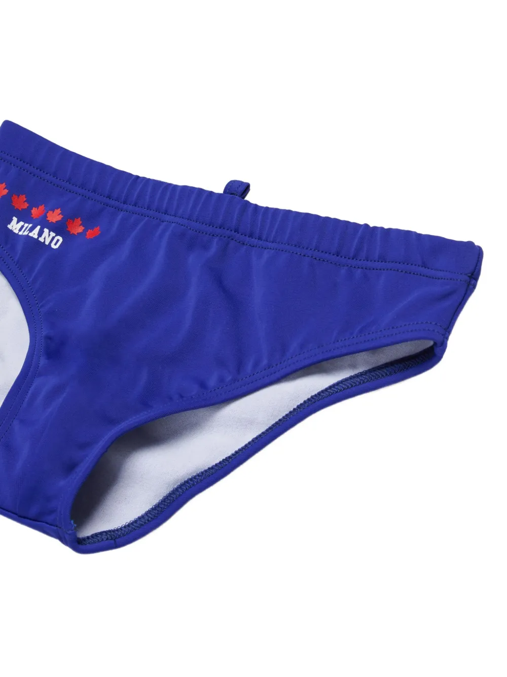  Dsquared2 Kids Maple-leaf Swim Trunks - Blue 