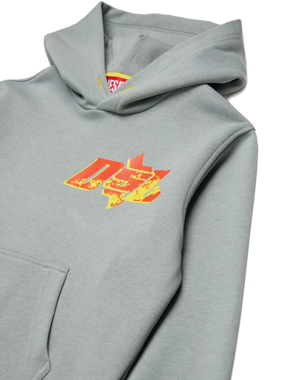 Diesel Srace Over Graphic Sweatshirt In Gray