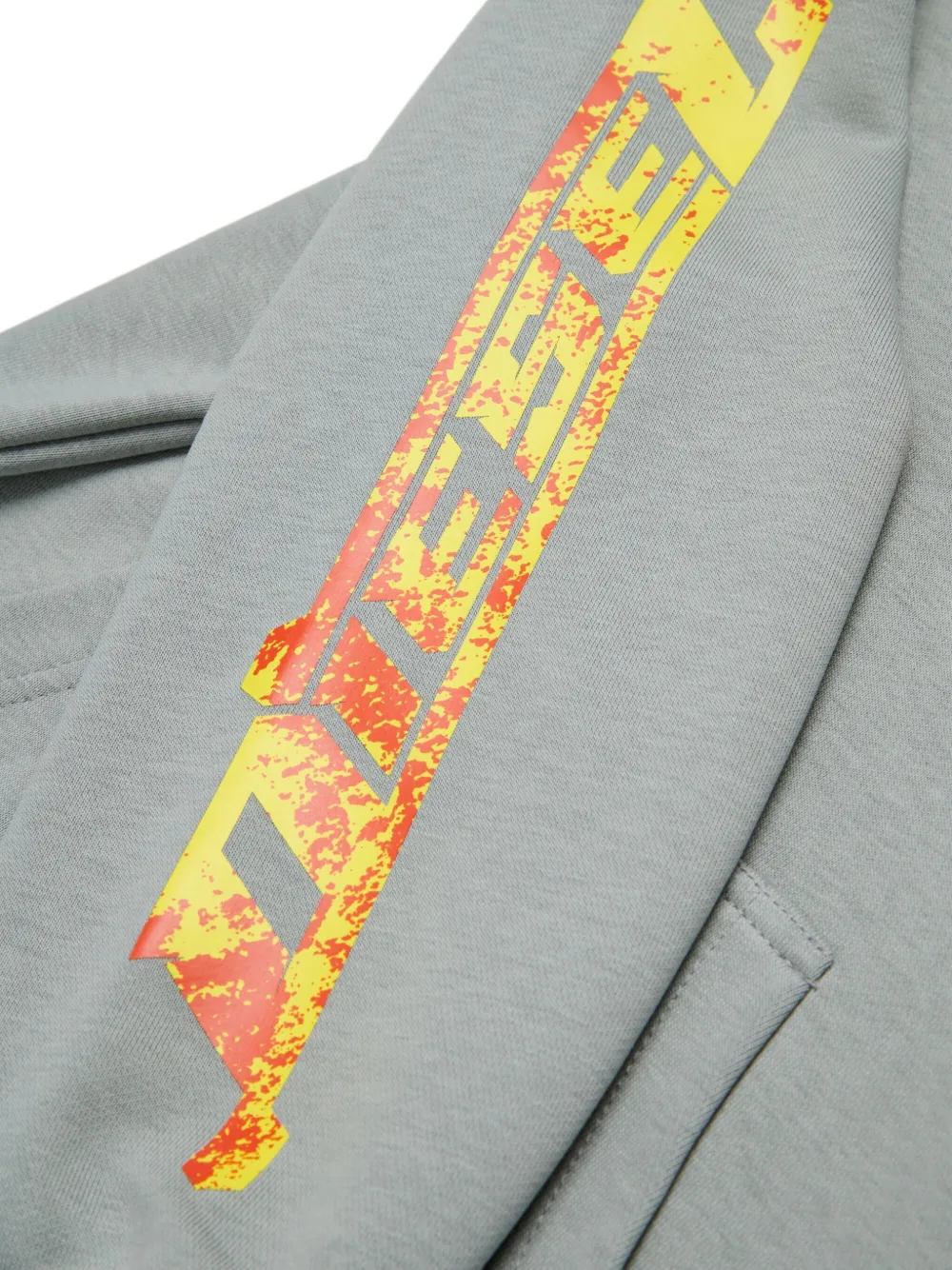 Diesel Srace Over Graphic Sweatshirt In Gray