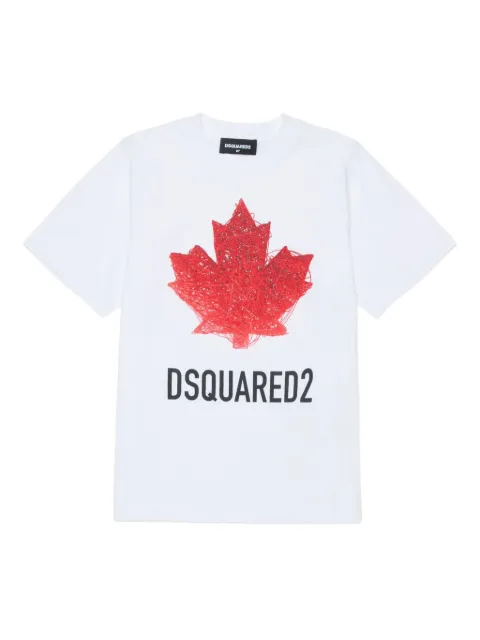 DSQUARED2 KIDS logo-print cotton T-shirt