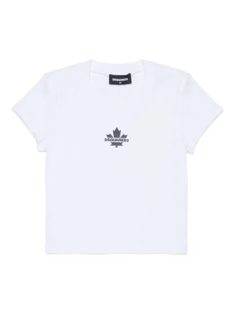 DSQUARED2 KIDS playera con cuello redondo y logo