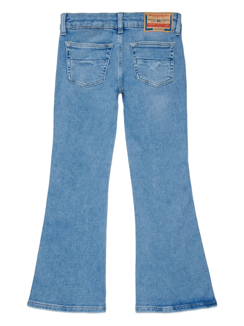 Diesel Logo-patch Cotton Jeans In Blue
