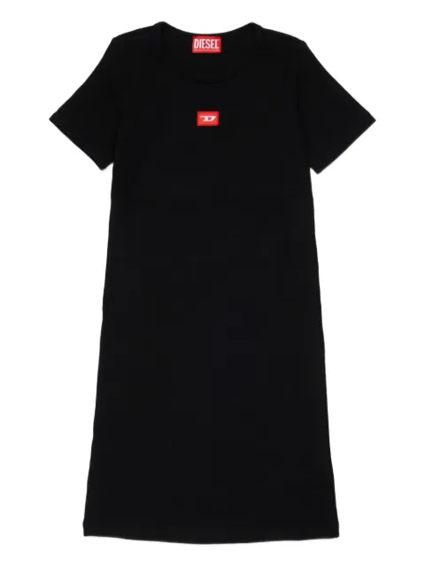 Diesel Kids logo-appliqué dress