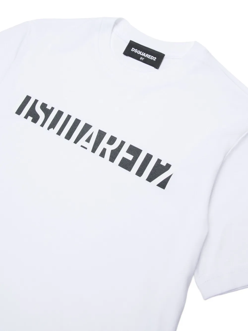 Dsquared2 Logo-print Cotton T-shirt In Red