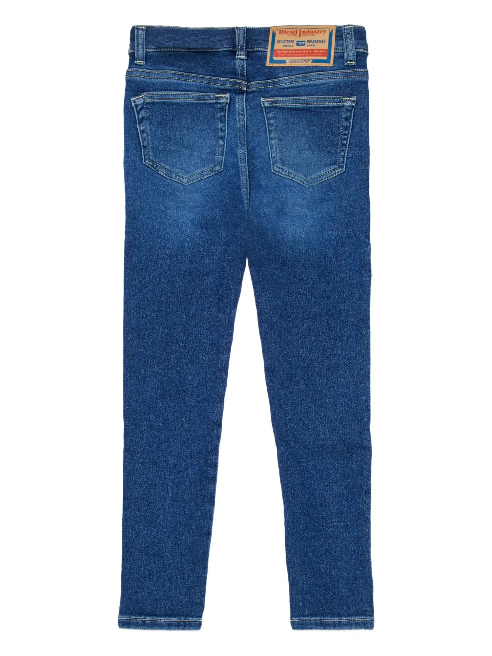 Diesel Kids 2017 Slandy-J Jjj jeans met logopatch Blauw