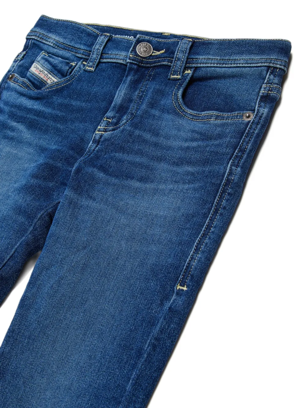 Diesel Kids 2017 Slandy-J Jjj jeans met logopatch Blauw