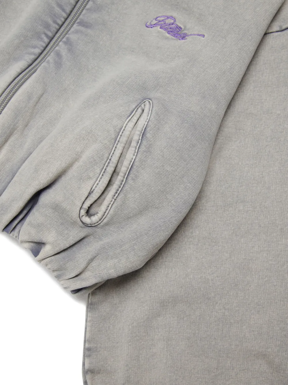 Diesel Sfenerdi Zip Hoodie In Gray
