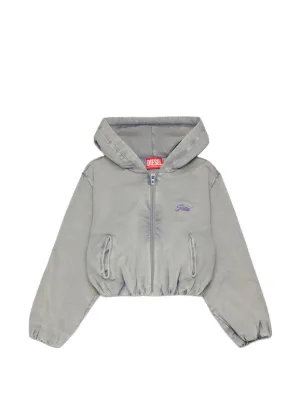 【MAX&amp;Co/マックスアンドコー】 フード付きジップアップパーカー グレー　S MAX&Co/マックスアンドコー】 フード付きジップアップパーカー グレー