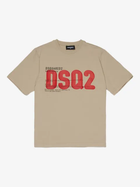DSQUARED2 KIDS logo细节圆领T恤