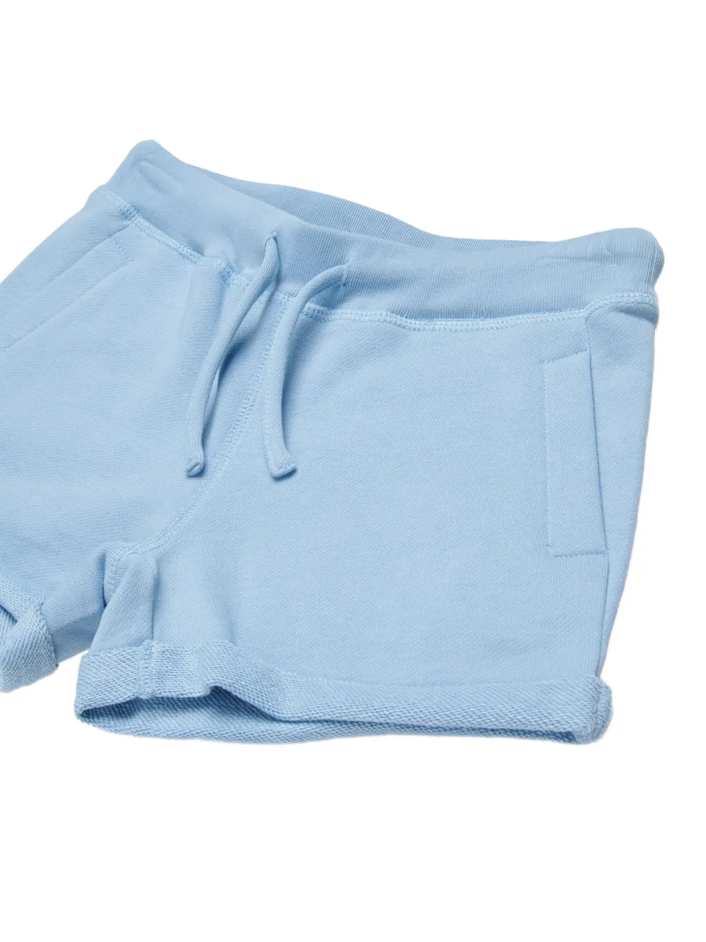 DSQUARED2 KIDS Katoenen shorts met trekkoord Blauw