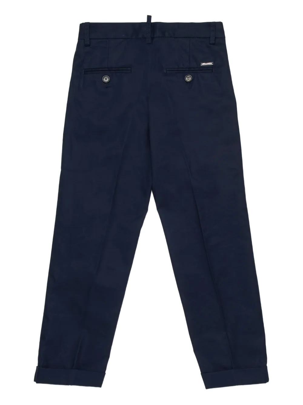 DSQUARED2 KIDS logo cuffed chino trousers | Girls Casual Trousers | Image 2