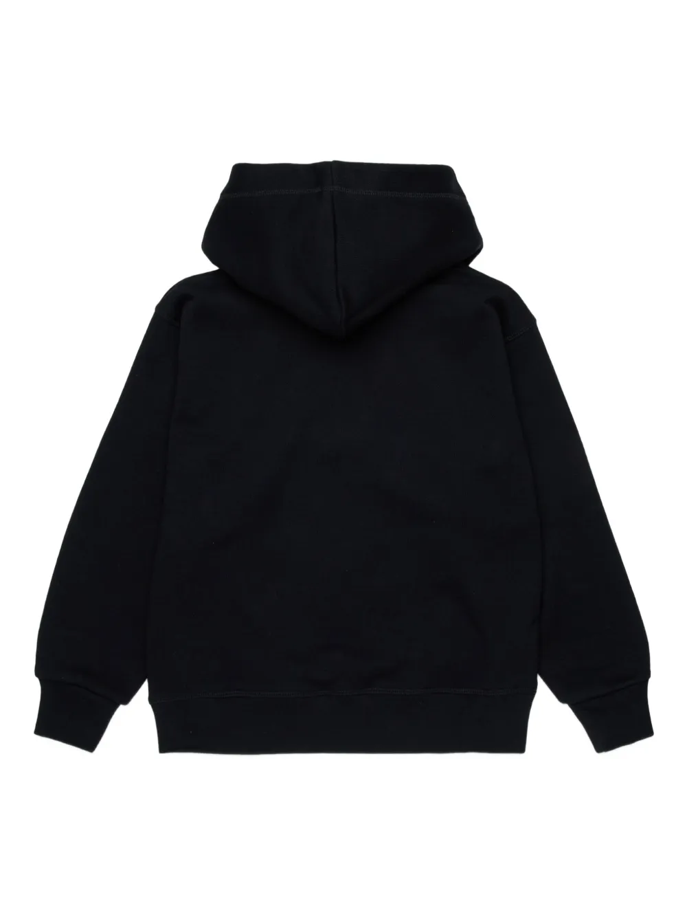 Dsquared2 Logo-print Hooded Sweatshirt In Black
