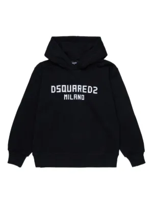 Dolce & Gabbana Kids DG Vibe プリント パーカー | ブラック