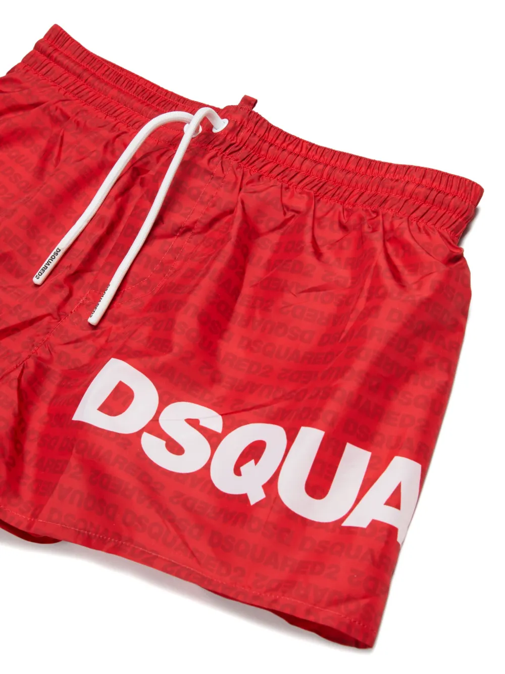 Dsquared2 Logo-print Swim Shorts In Red
