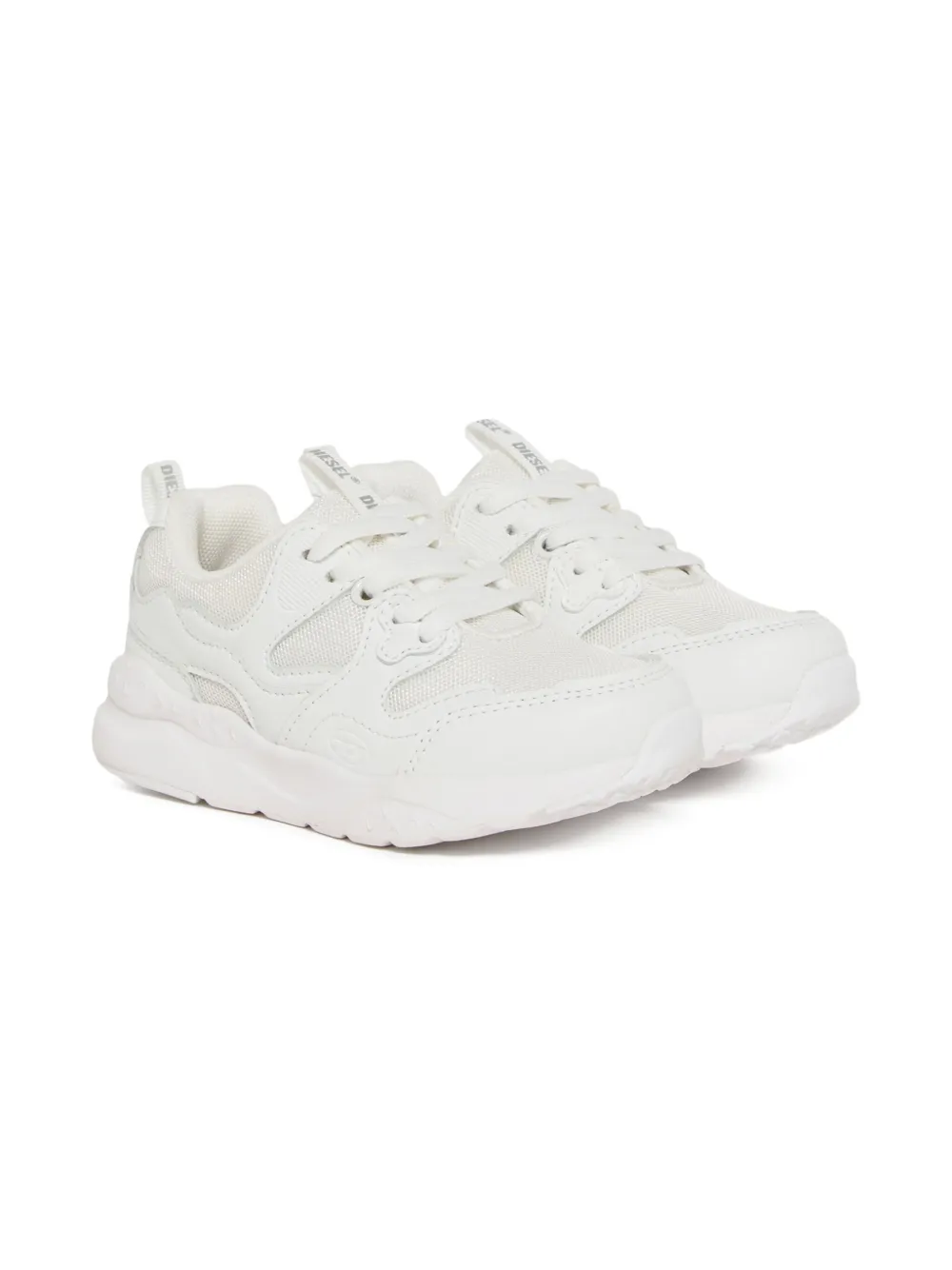 Diesel Kids Sneakers S-Rubcol con lacci - Bianco