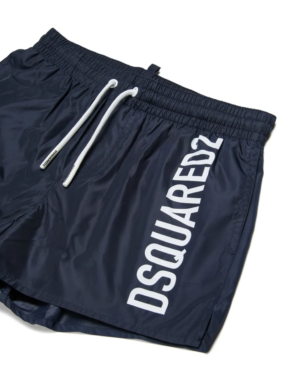 DSQUARED2 KIDS Shorts met logo Blauw