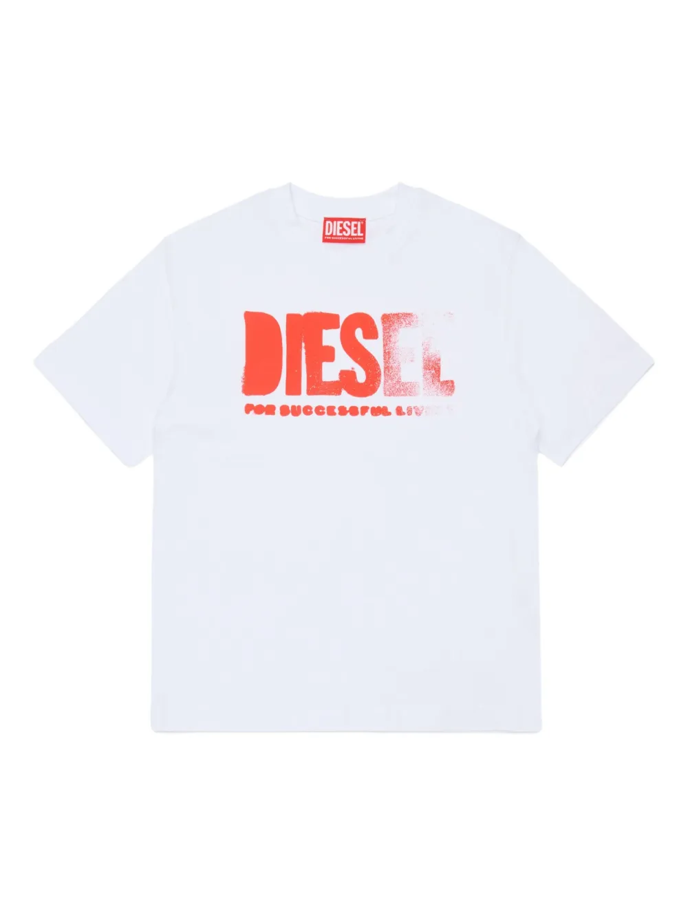 Diesel Thide Over T-shirt In White