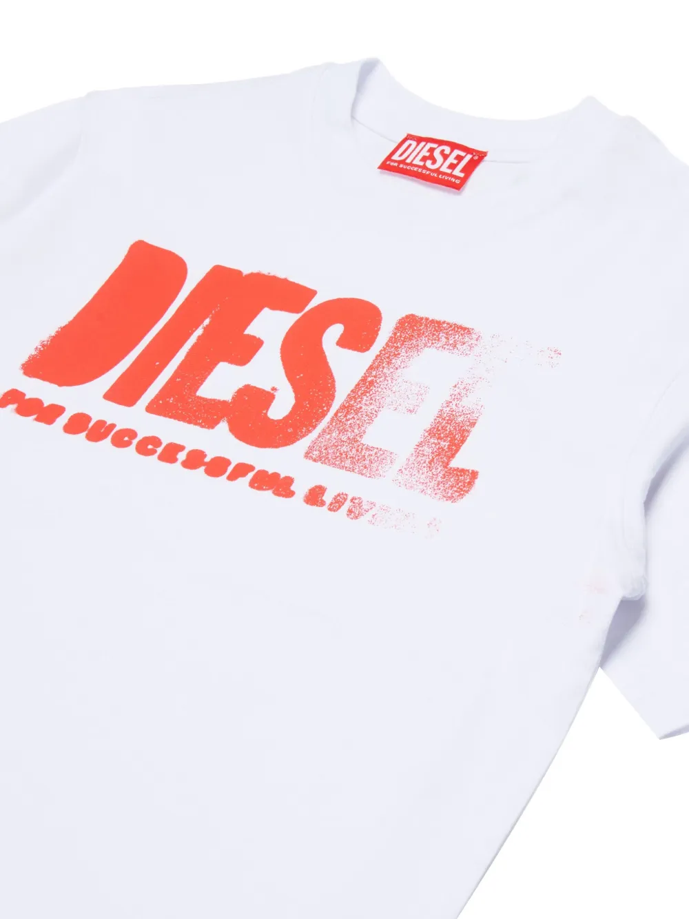 Diesel Thide Over T-shirt In White