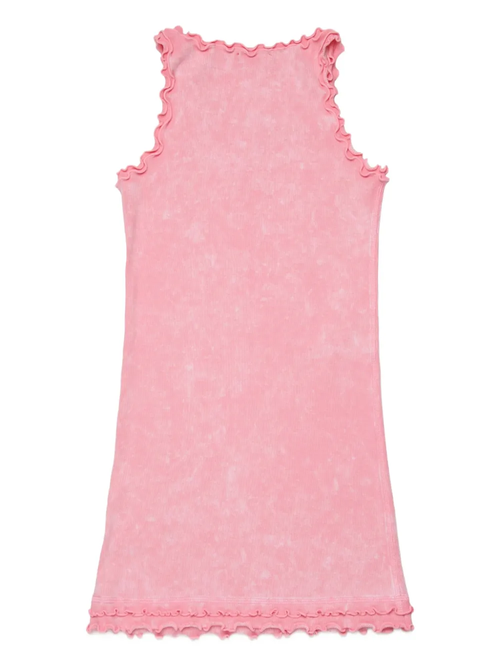 Diesel Kids Jurk met ruches afwerking Roze