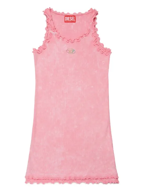 Diesel Kids ruffled cotton dress