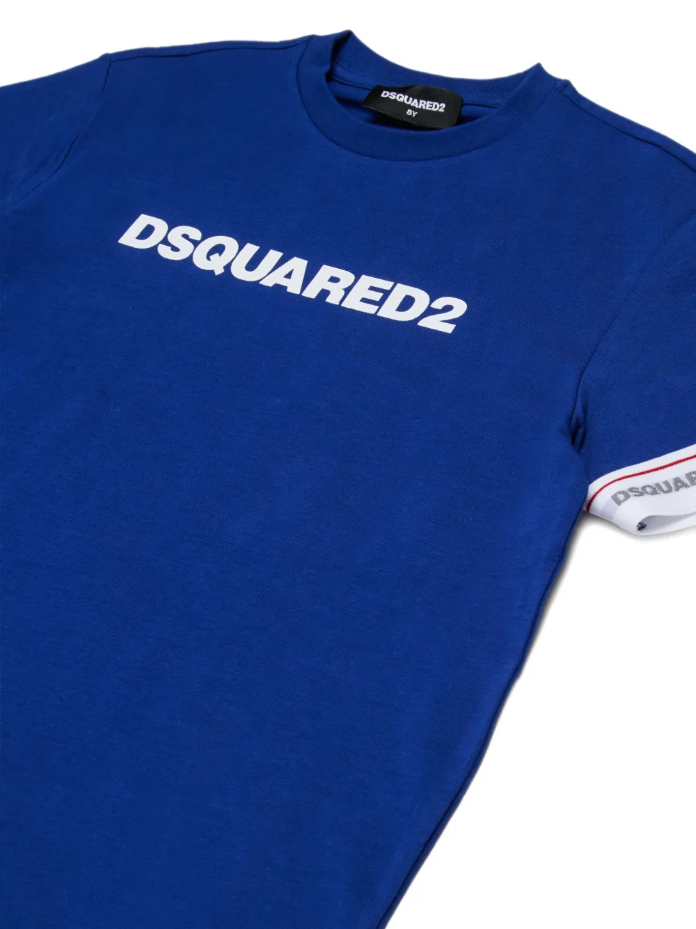 DSQUARED2 KIDS Twee onderbroeken met logoprint Blauw