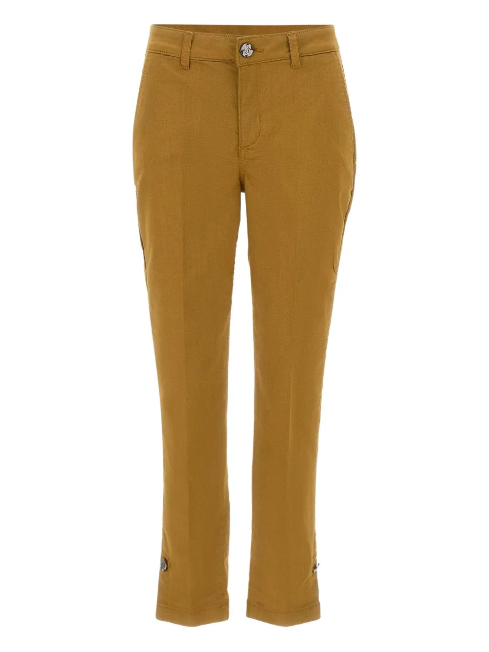 LIU JO logo-button chinos - ブラウン LIU JO logo-button chinos - ブラウン