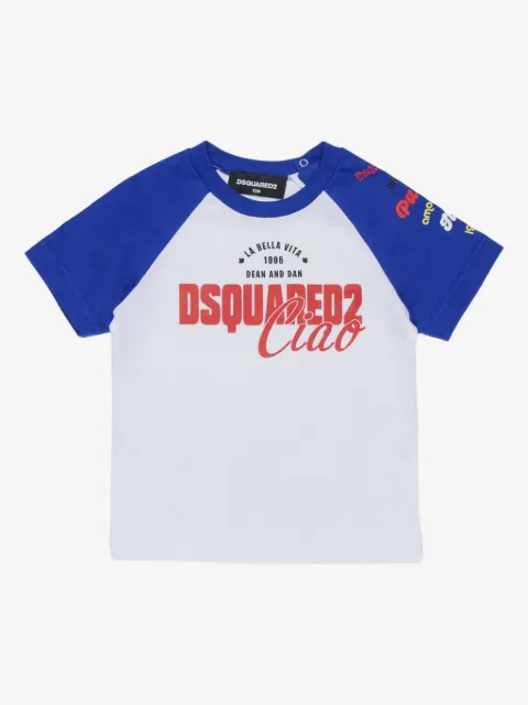 DSQUARED2 KIDS short-sleeve graphic-print T-shirt