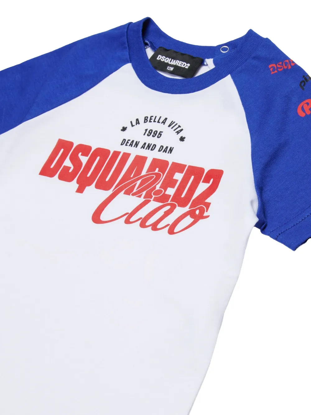  Dsquared2 Kids Short-sleeve Graphic-print T-shirt - White 