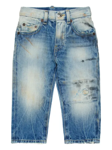 DSQUARED2 KIDS distressed loose jeans