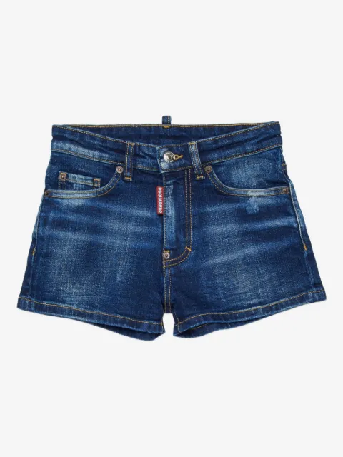 DSQUARED2 KIDS label-detail denim shorts