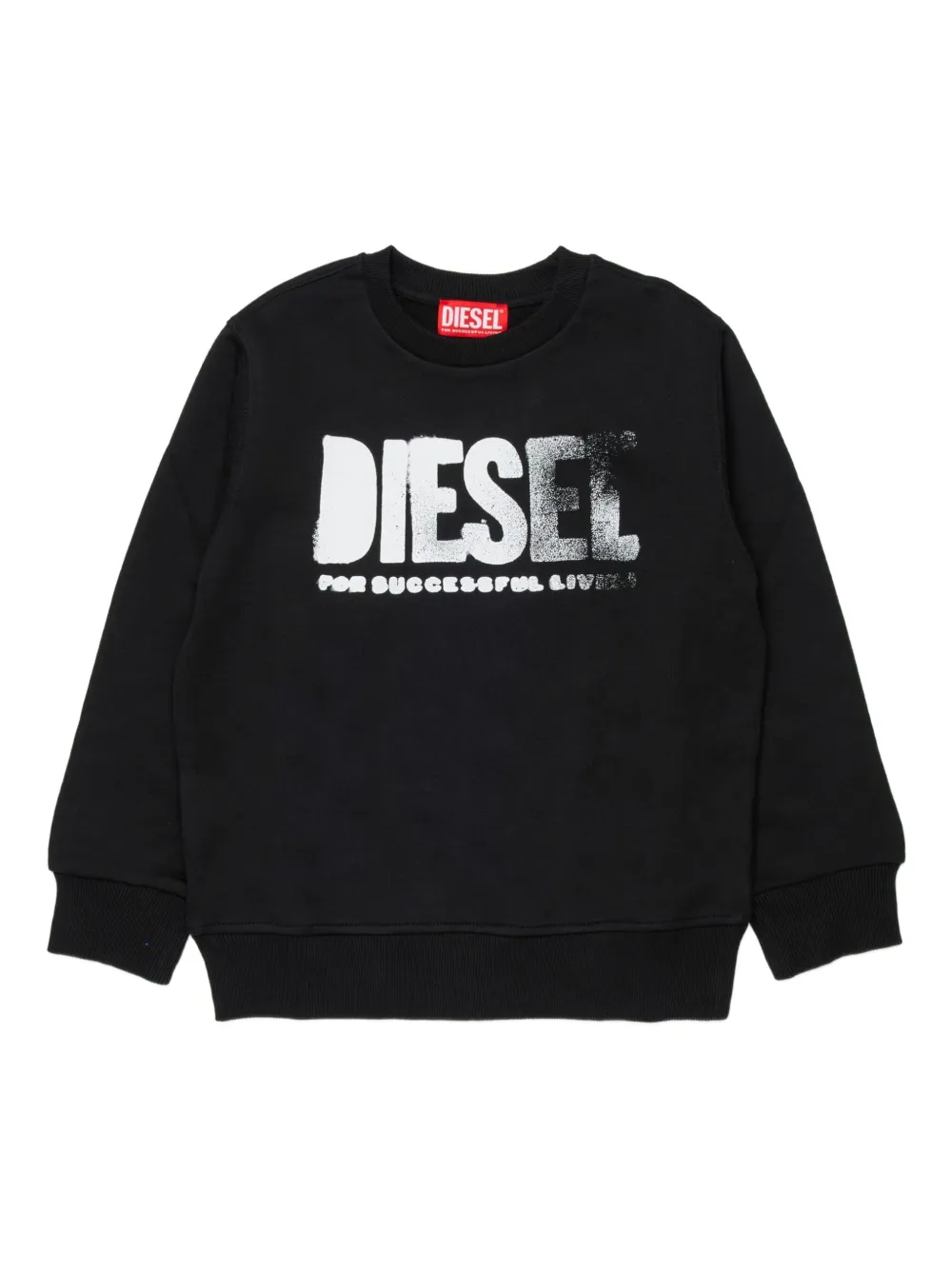 Diesel Kids Felpa Sider Over - Nero