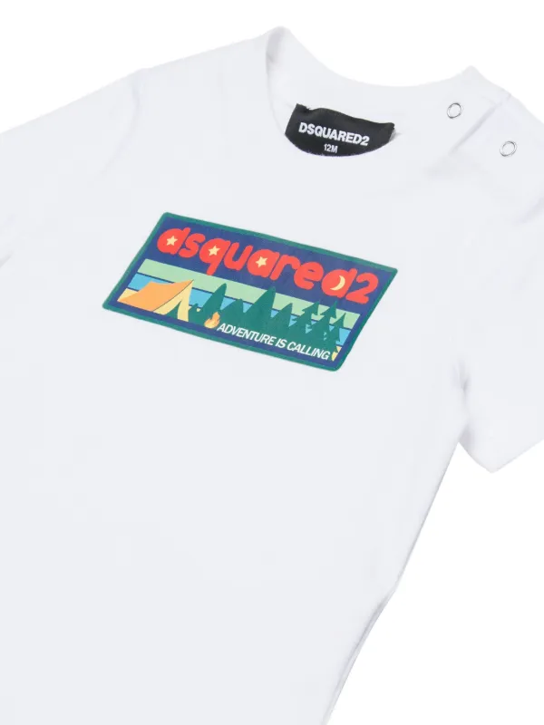 DSQUARED2 KIDS graphic-print T-shirt | White | FARFETCH