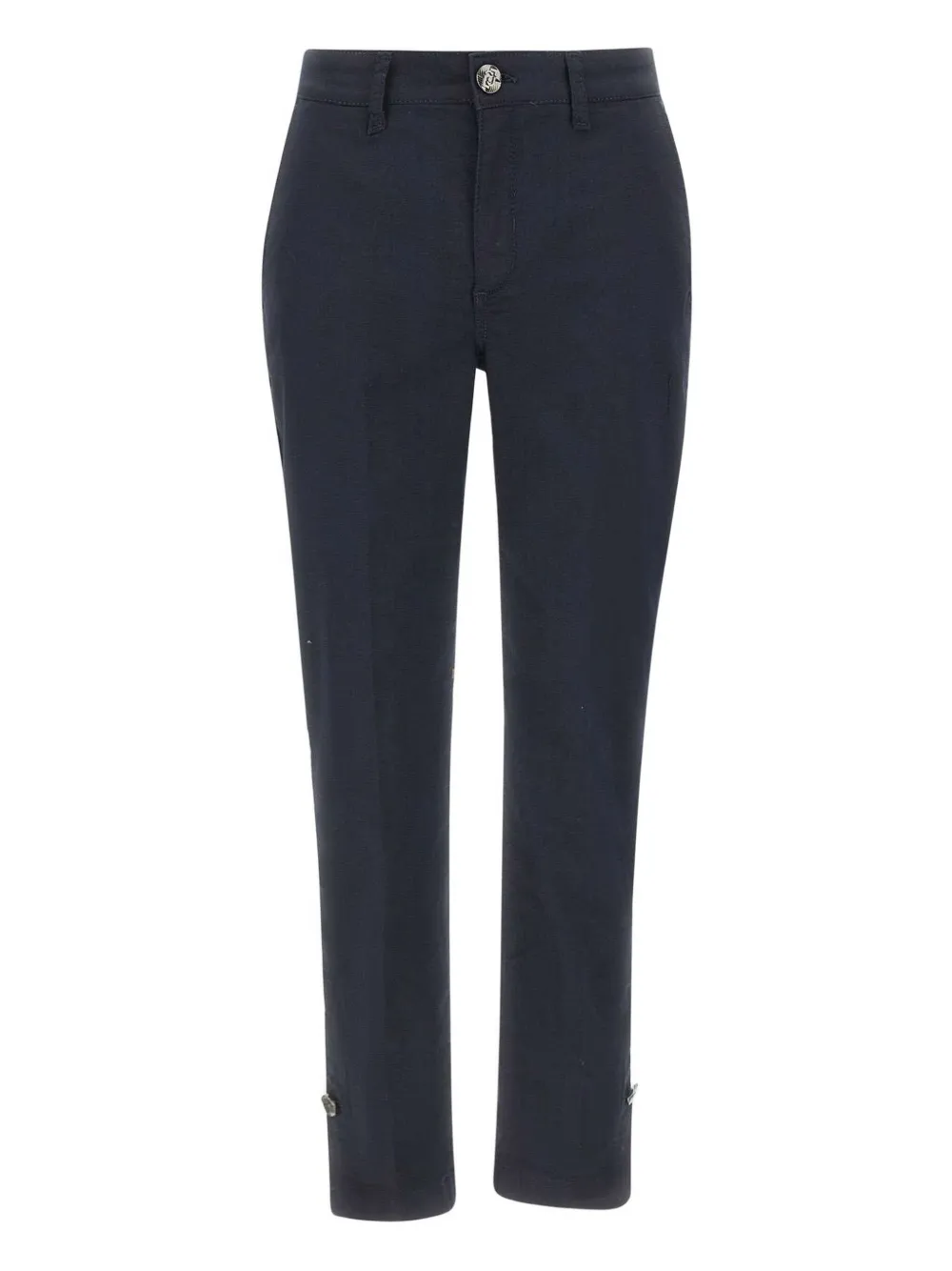 LIU JO logo-button chinos - ブルー LIU JO logo-button chinos - ブルー