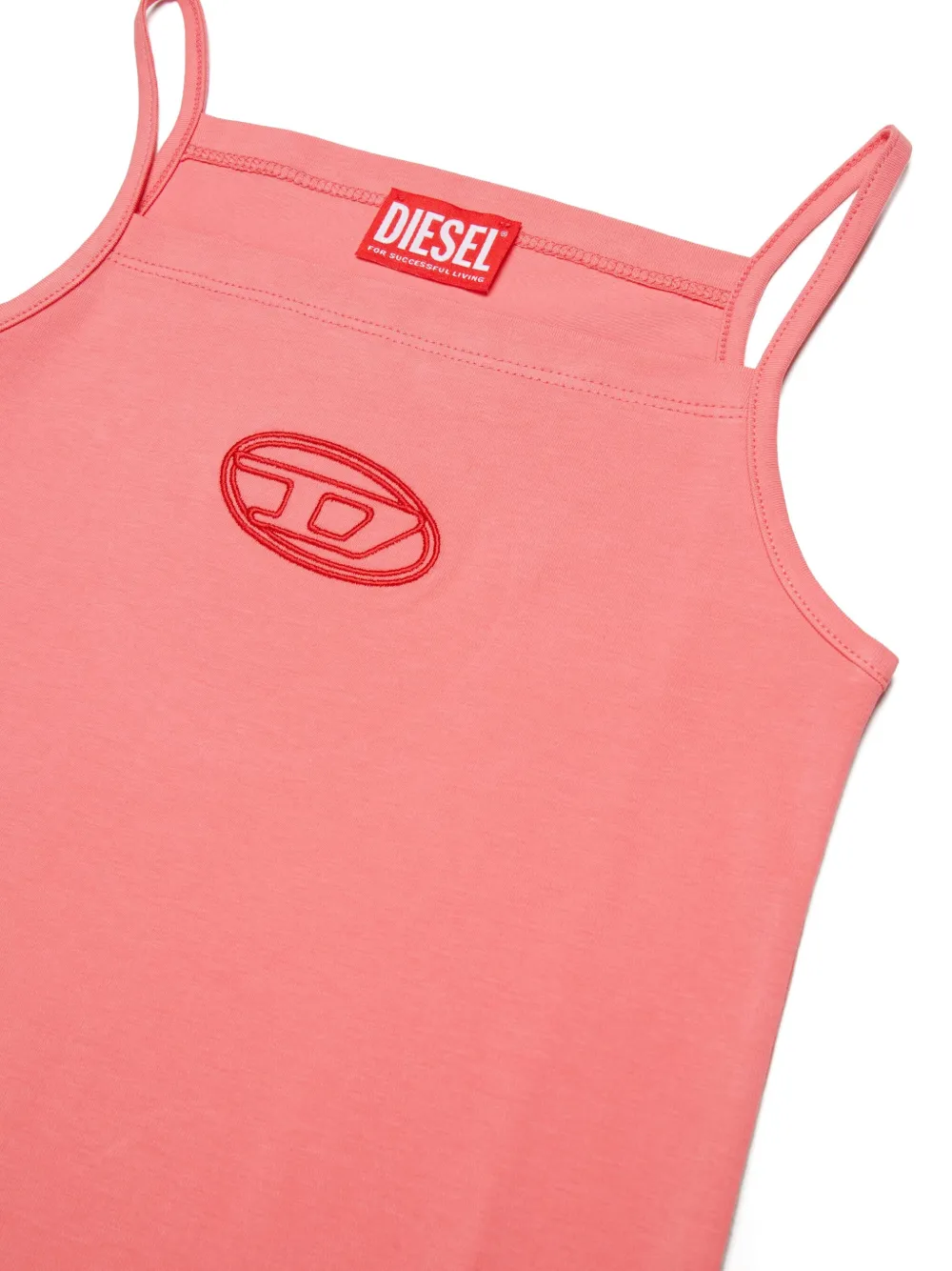 Diesel Kids Ippy jurk met borduurwerk Roze