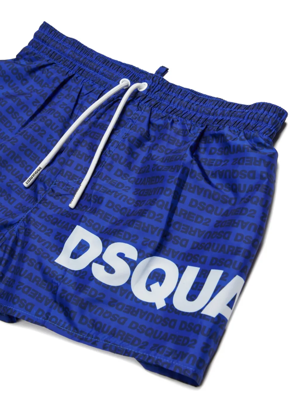 Dsquared2 Logo-print Swim Shorts In Blue