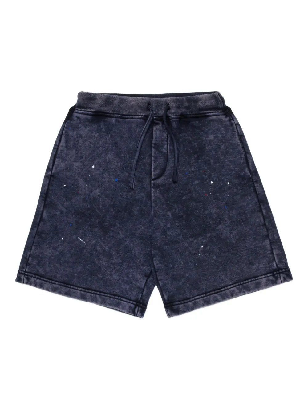 DSQUARED2 KIDS logo-detail drawstring shorts | Blue | Image 1