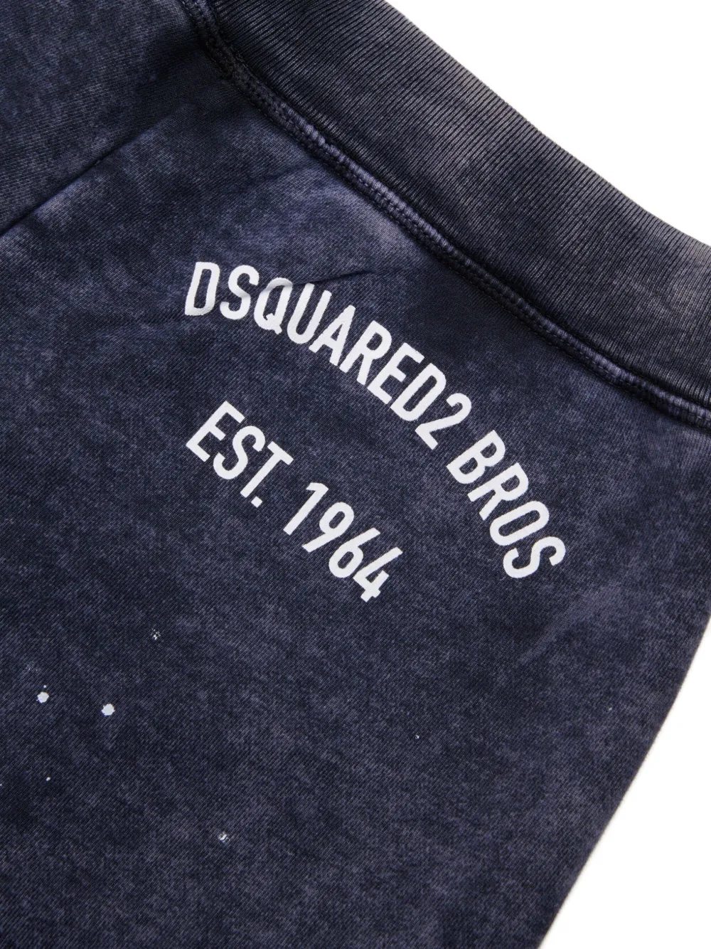 Dsquared2 Logo-detail Drawstring Shorts In Blue