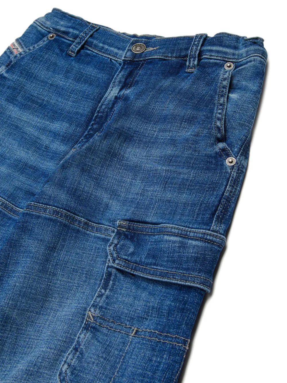  Diesel Kids D-dave-cargo-j Cargo Jeans - Blue 