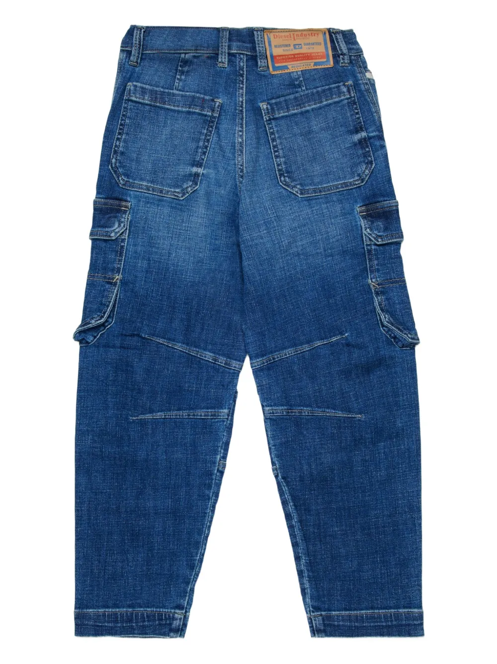  Diesel Kids D-dave-cargo-j Cargo Jeans - Blue 
