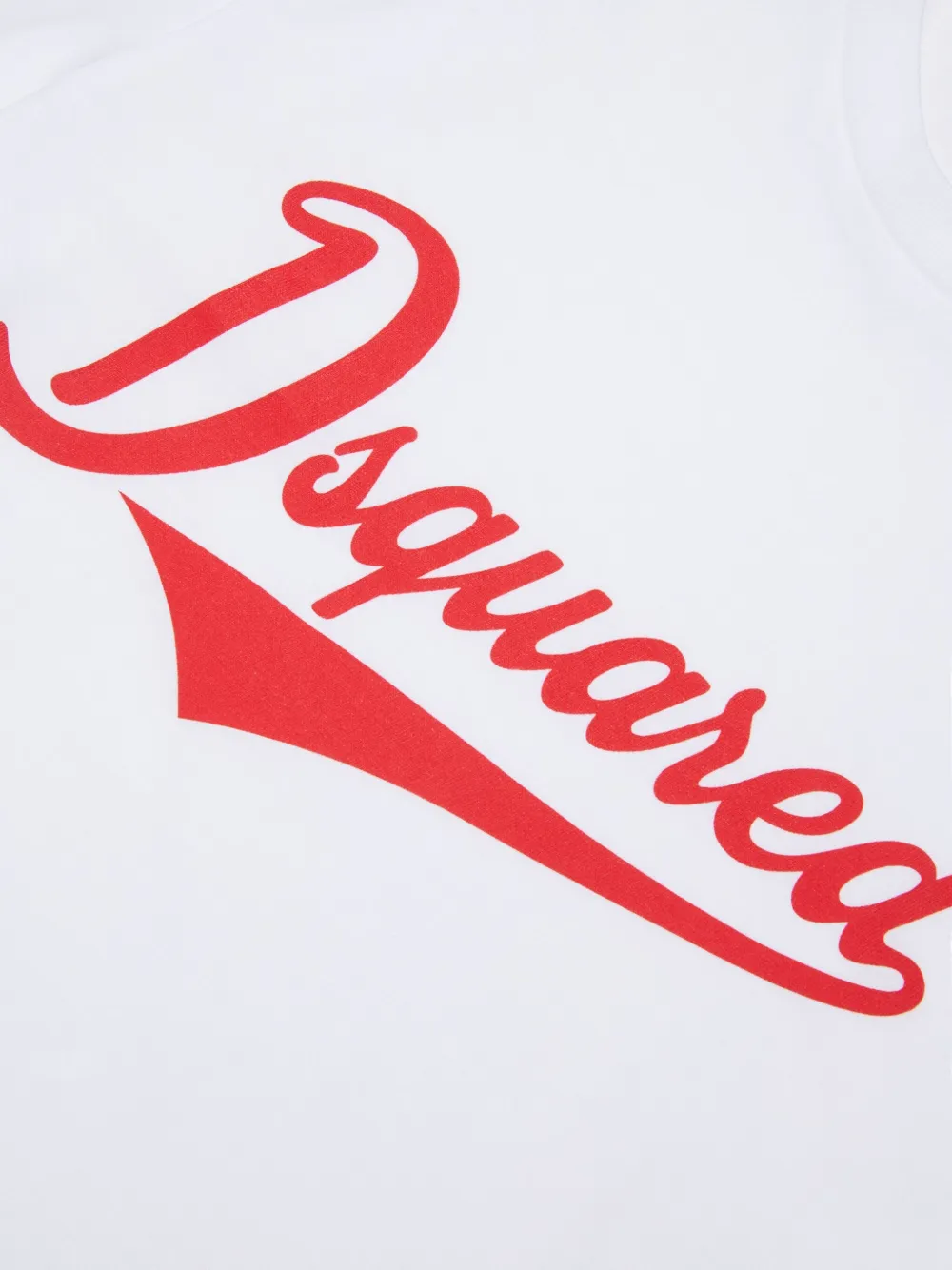 Dsquared2 Logo-ptint Relaxed T-shirt In White