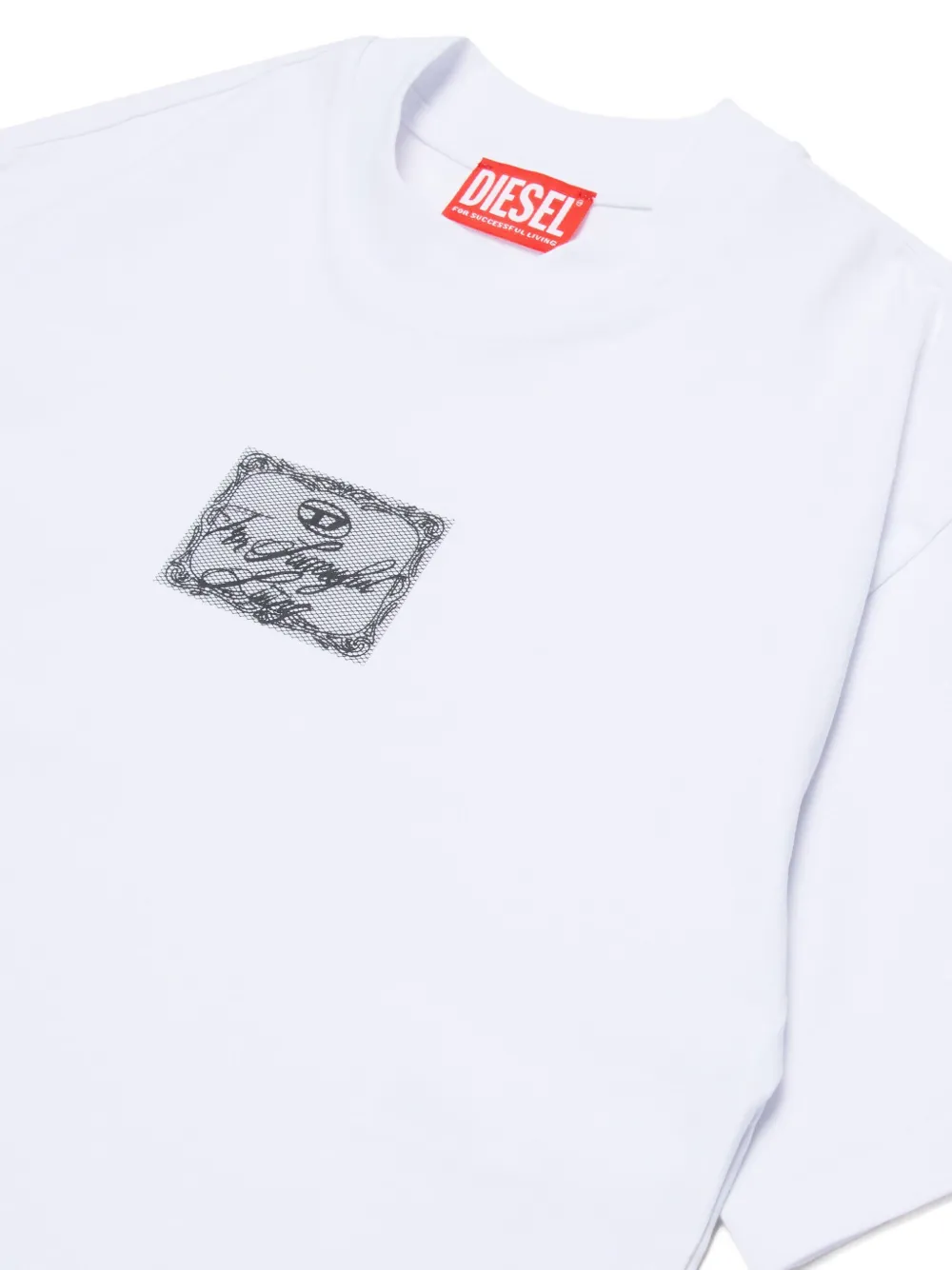 Diesel Tylace Cotton T-shirt In White