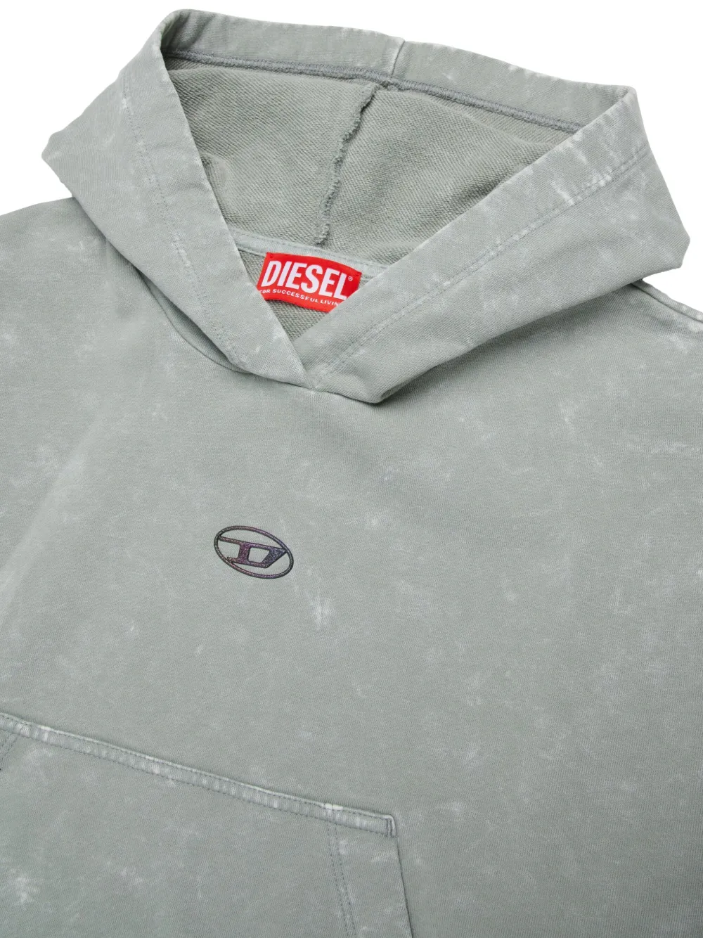 Diesel Kids Salia sweater met capuchon Grijs